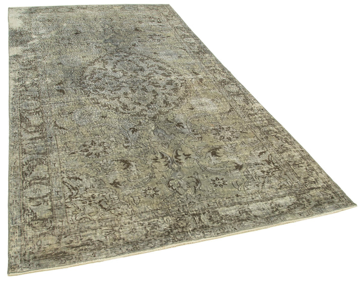 5x10 Grey Overdyed Rug - 23835