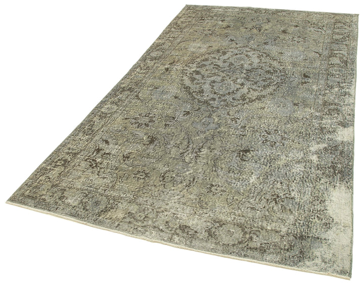 5x10 Grey Overdyed Rug - 23835
