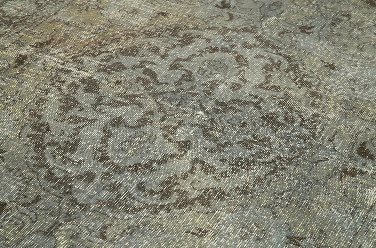 5x10 Grey Overdyed Rug - 23835