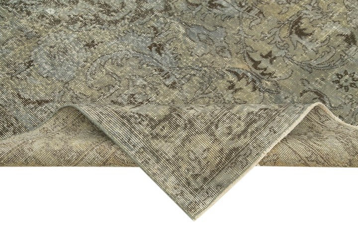 5x10 Grey Overdyed Rug - 23835