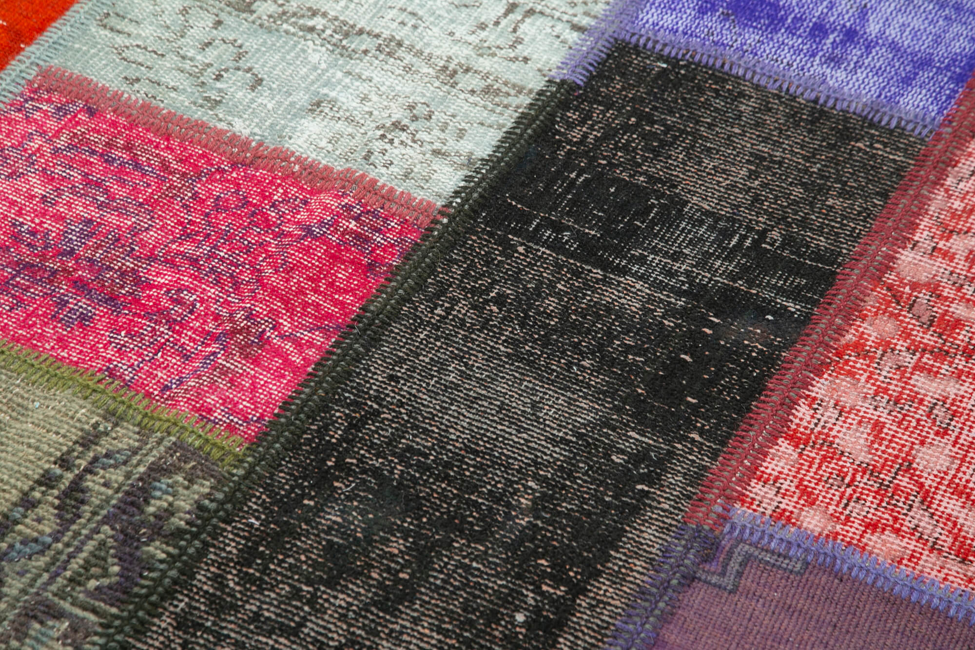 6x9 Multicolor Turkish Patchwork Rug - 23974