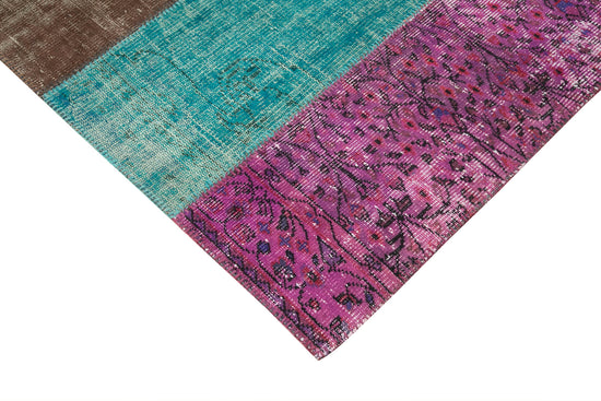 7x9 Multicolor Patchwork Rug - 23976
