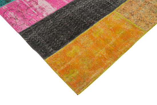 7x9 Multicolor Patchwork Rug - 23977