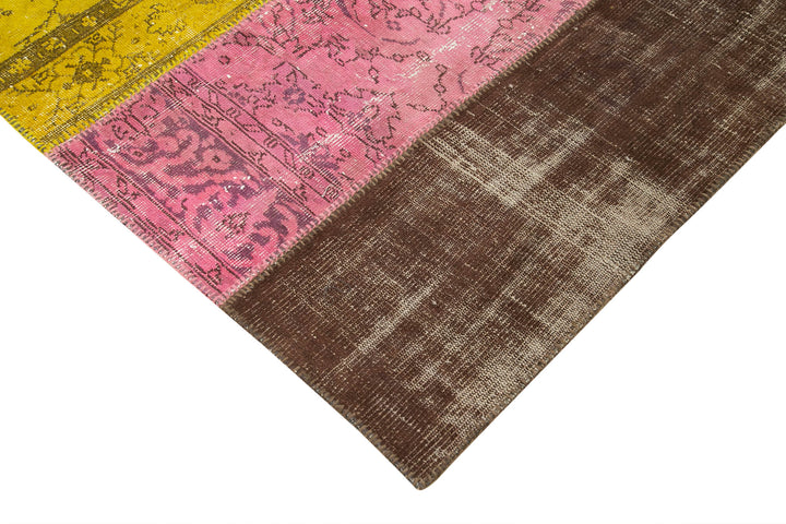 7x9 Multicolor Patchwork Rug - 23978