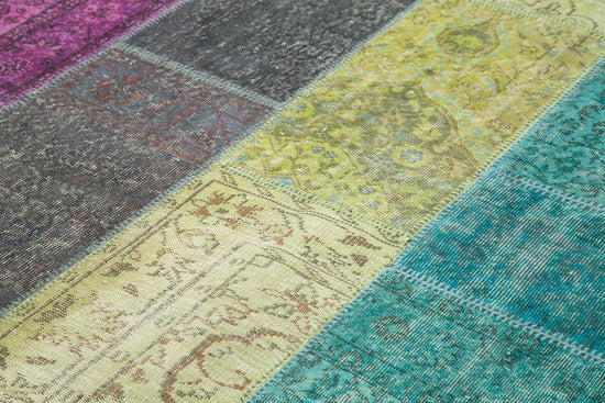 7x9 Multicolor Patchwork Rug - 23980
