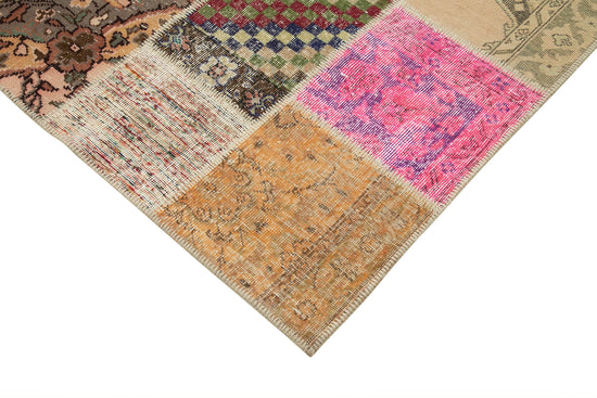 7x10 Multicolor Patchwork Rug - 24004