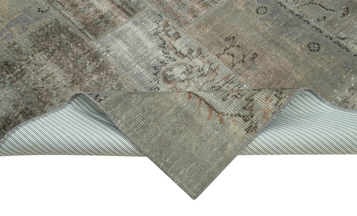 7x10 Grey Patchwork Rug - 24012