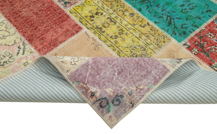 7x10 Multicolor Patchwork Rug - 24017