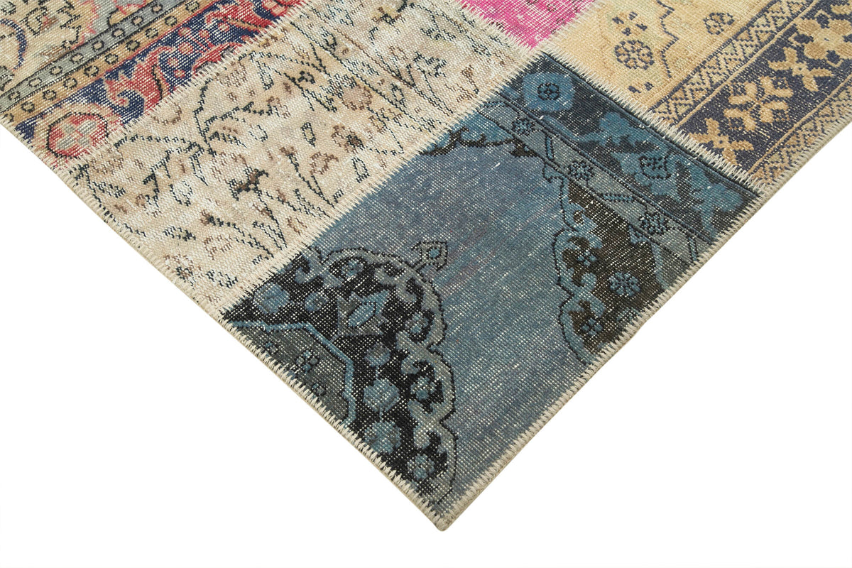 7x10 Multicolor Patchwork Rug - 24034