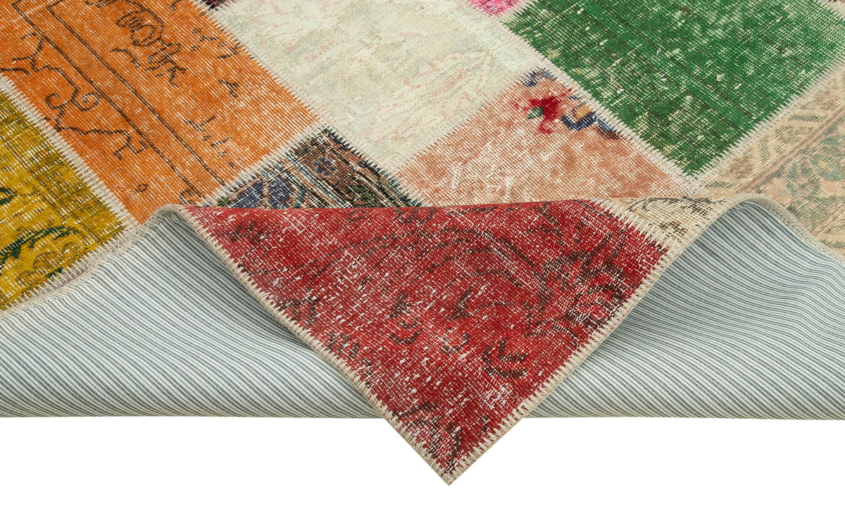 7x10 Multicolor Patchwork Rug - 24034