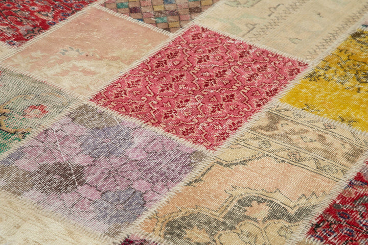 7x10 Multicolor Patchwork Rug - 24051