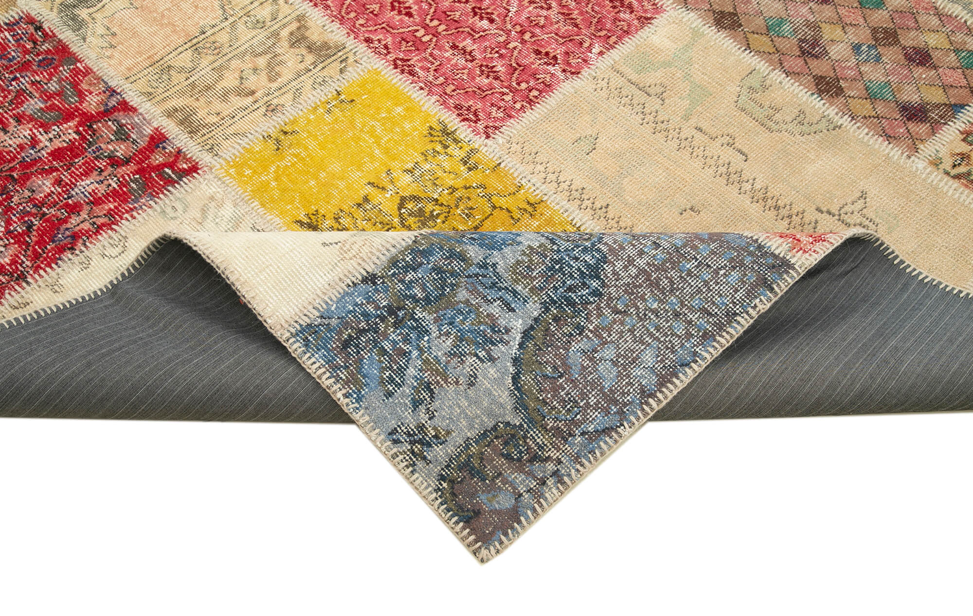 7x10 Multicolor Patchwork Rug - 24051