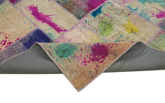 7x10 Multicolor Patchwork Rug - 24057