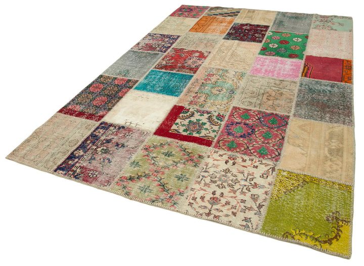 6x10 Multicolor Patchwork Rug - 24058