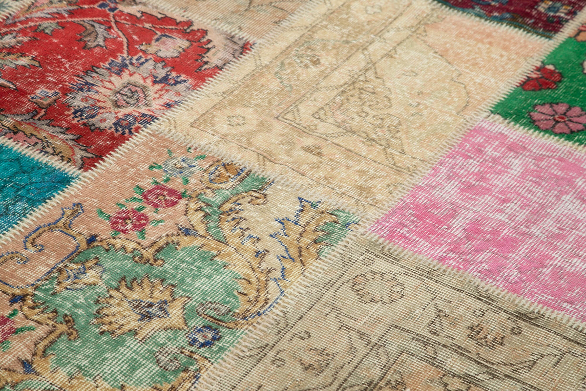 6x10 Multicolor Patchwork Rug - 24058