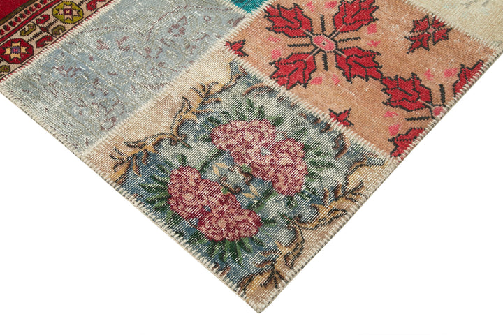 7x10 Multicolor Patchwork Rug - 24061