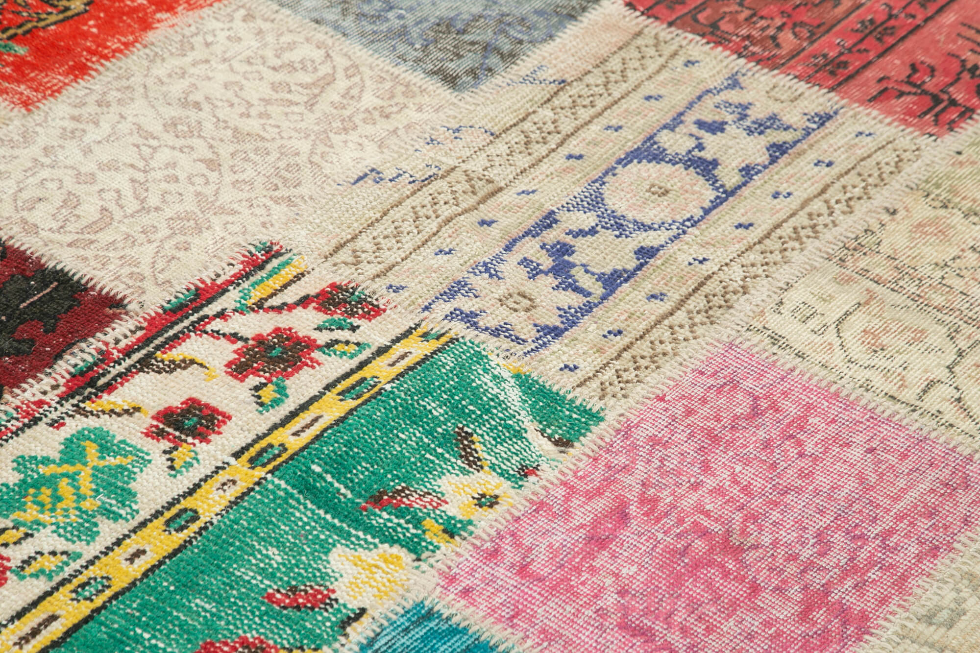 7x10 Multicolor Patchwork Rug - 24061
