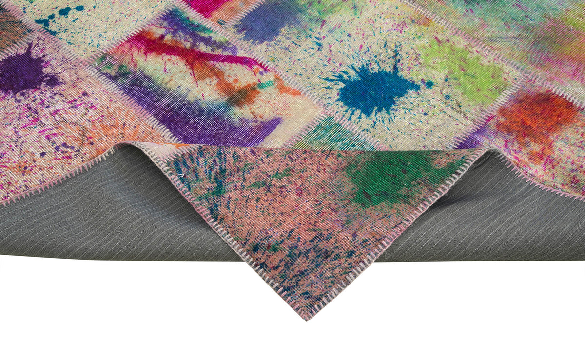 7x10 Multicolor Patchwork Rug - 24068