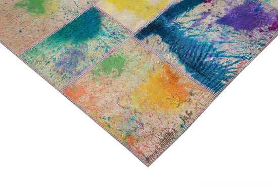 7x10 Multicolor Patchwork Rug - 24069