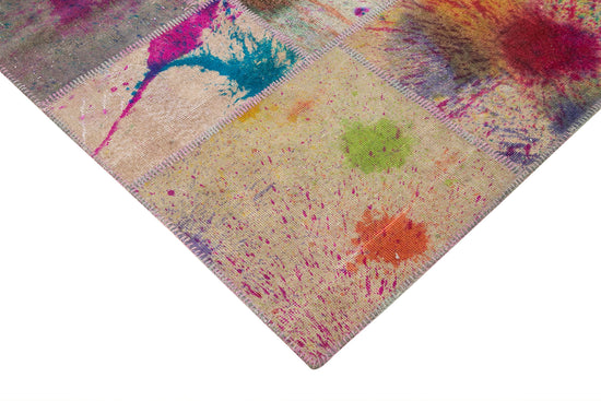 7x10 Multicolor Patchwork Rug - 24070