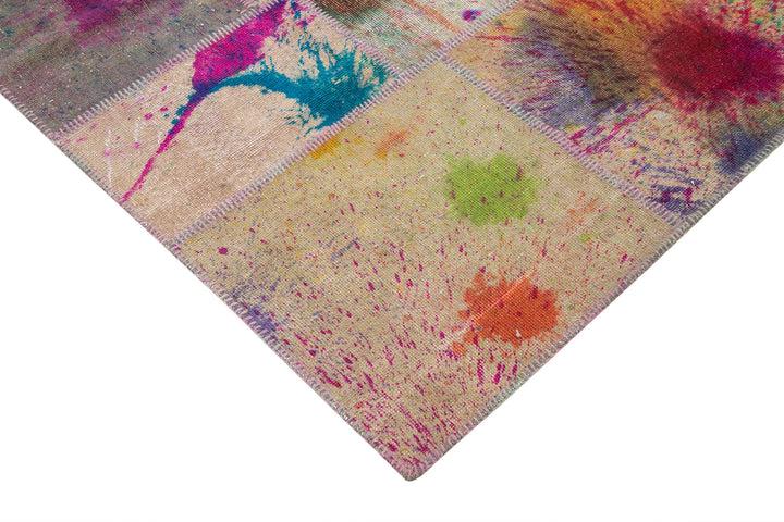 7x10 Multicolor Patchwork Rug - 24070