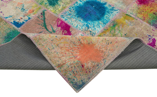 7x10 Multicolor Patchwork Rug - 24071