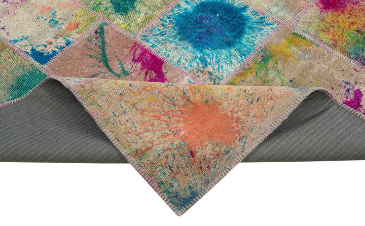7x10 Multicolor Patchwork Rug - 24071