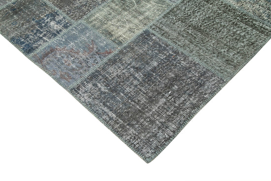 7x10 Grey Patchwork Rug - 24074