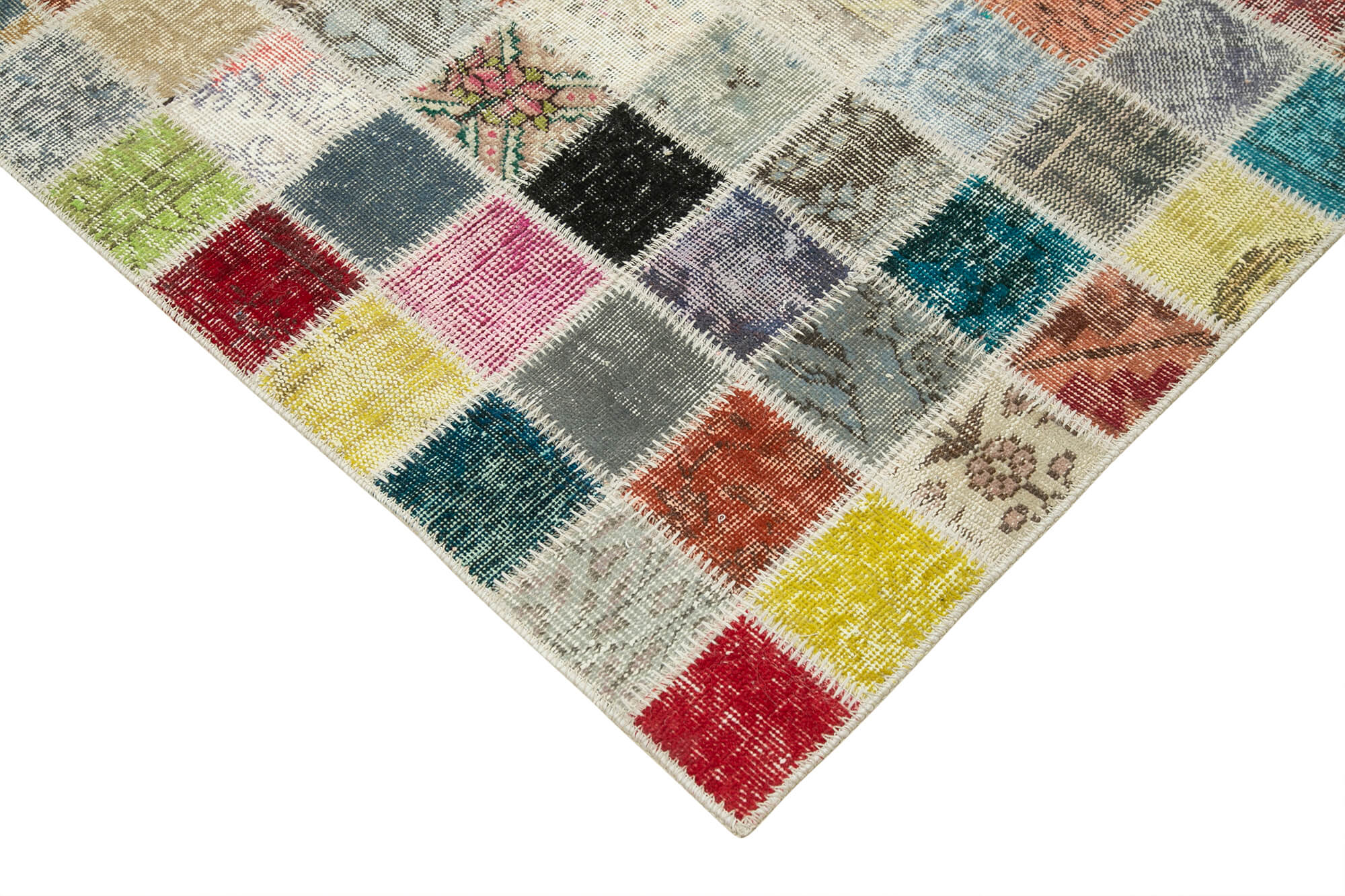 10x13 Multicolor Patchwork Rug - 24089