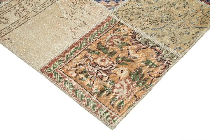 10x13 Beige Patchwork Rug - 24096