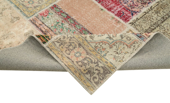 10x13 Beige Patchwork Rug - 24096