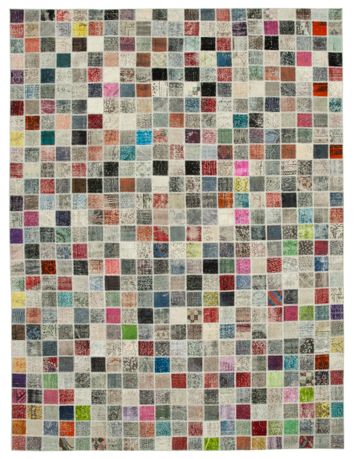 10x13  Multicolor Patchwork Rug - 24097
