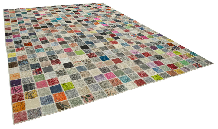 10x13  Multicolor Patchwork Rug - 24097