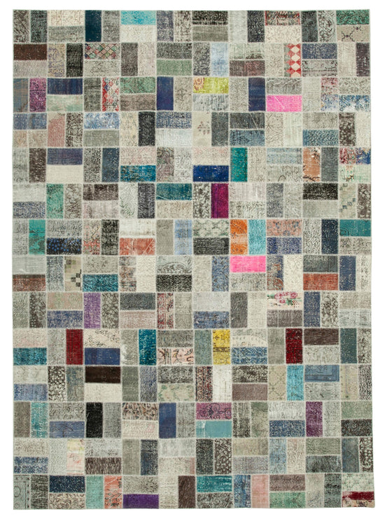 10x13 Multicolor Patchwork Rug - 24105