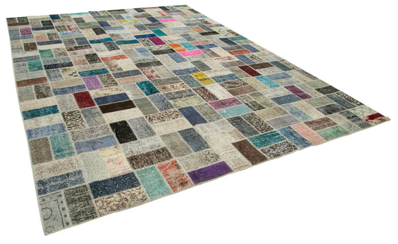 10x13 Multicolor Patchwork Rug - 24105