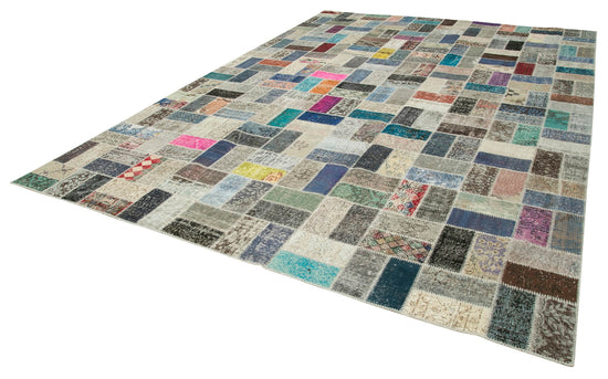 10x13 Multicolor Patchwork Rug - 24105