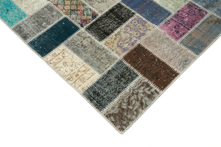10x13 Multicolor Patchwork Rug - 24105
