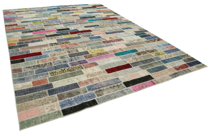 10x13 Multicolor Patchwork Rug - 24118