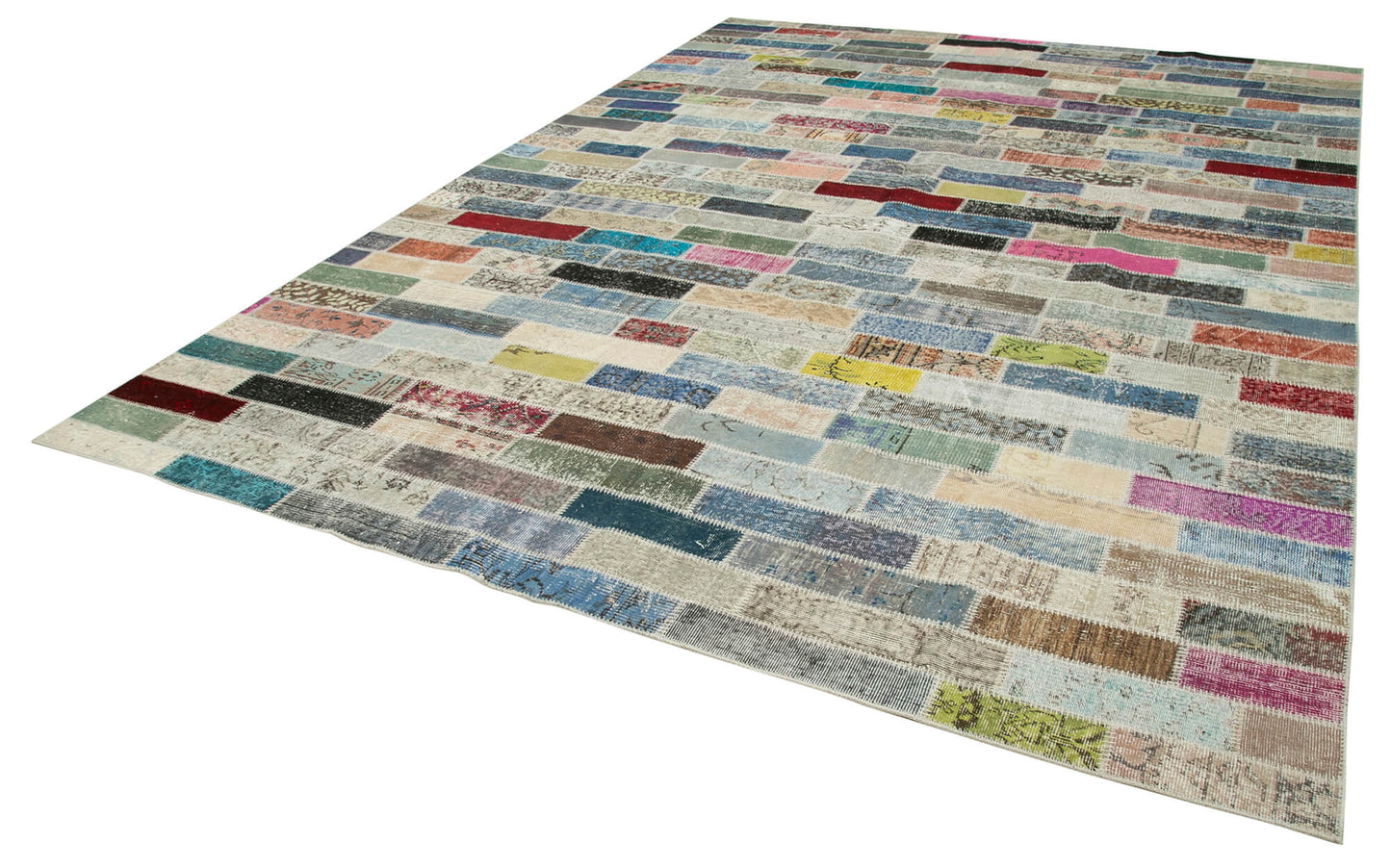 10x13 Multicolor Patchwork Rug - 24118
