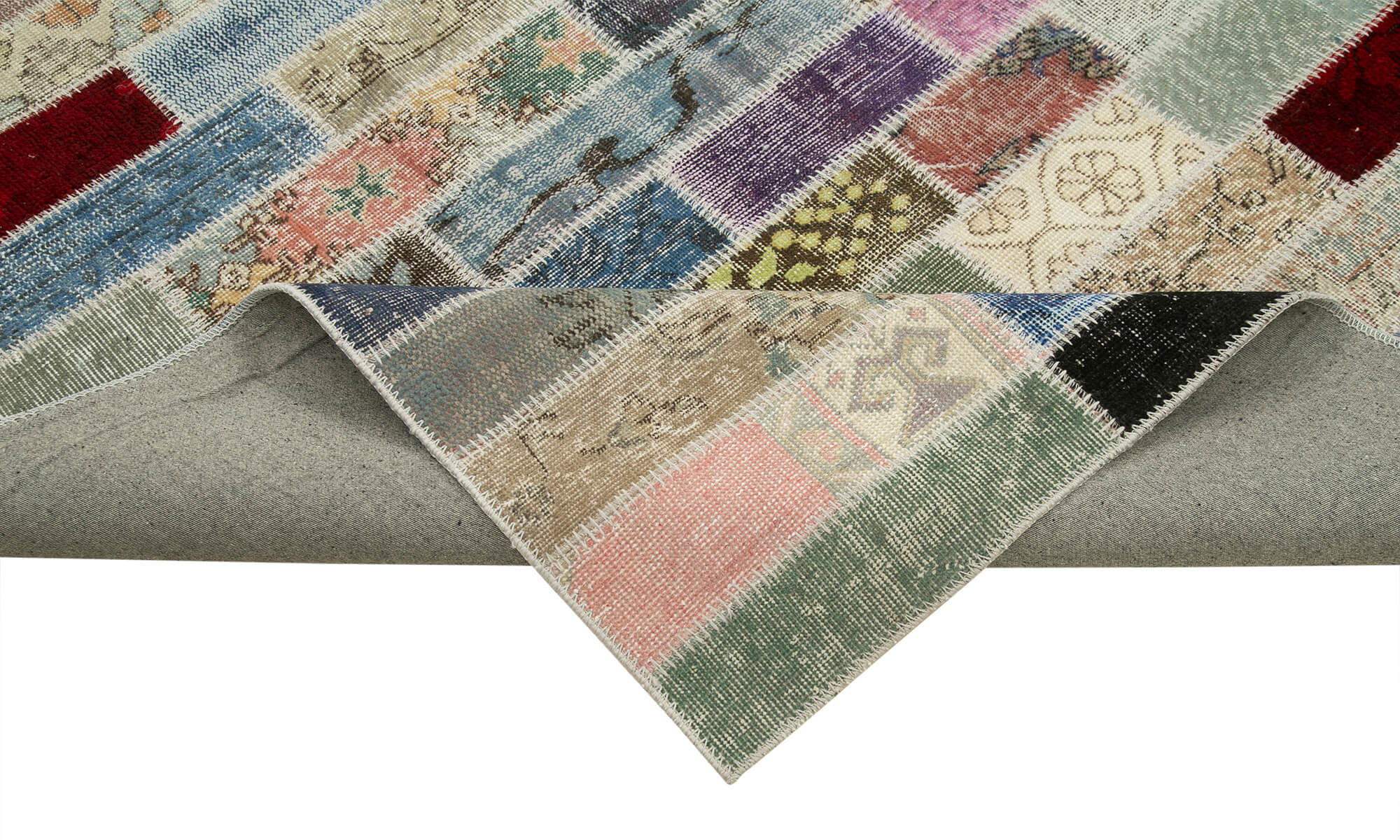 10x13 Multicolor Patchwork Rug - 24118