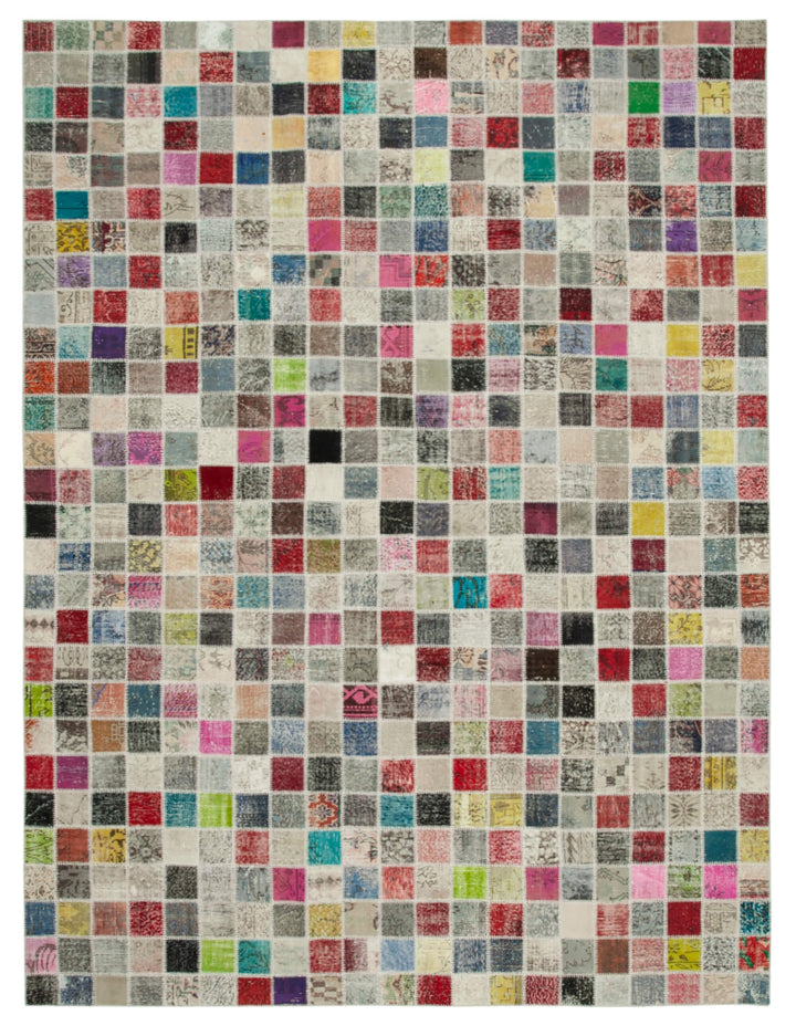 10x13  Multicolor Patchwork Rug - 24131
