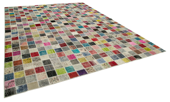 10x13  Multicolor Patchwork Rug - 24131