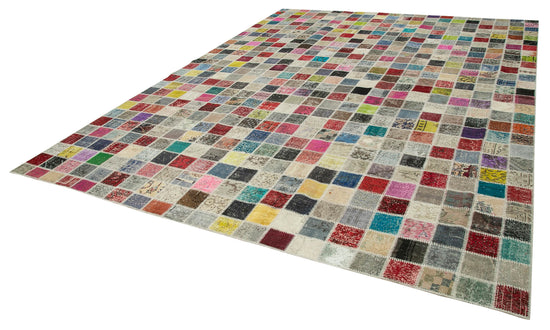 10x13  Multicolor Patchwork Rug - 24131