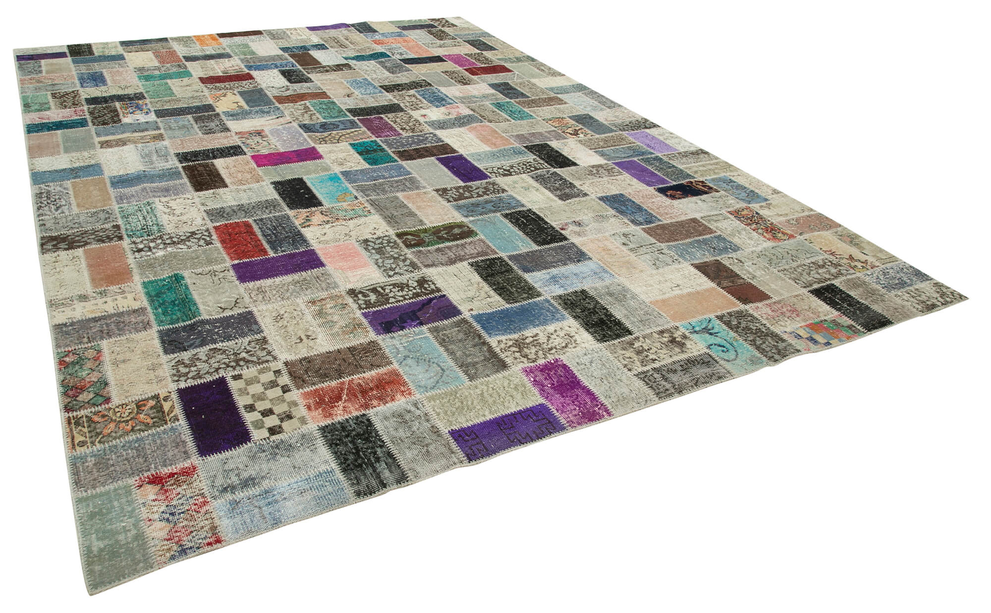 10x14 Multicolor Patchwork Rug - 24160