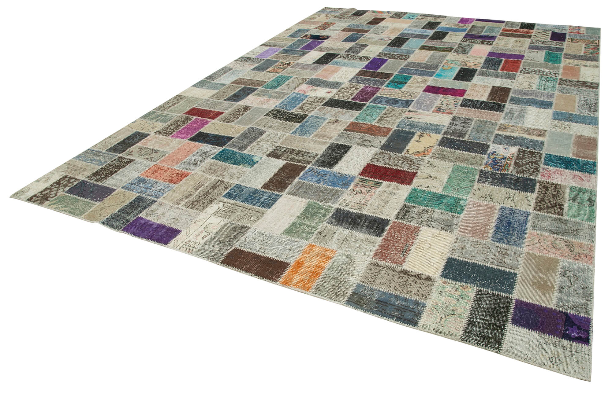 10x14 Multicolor Patchwork Rug - 24160