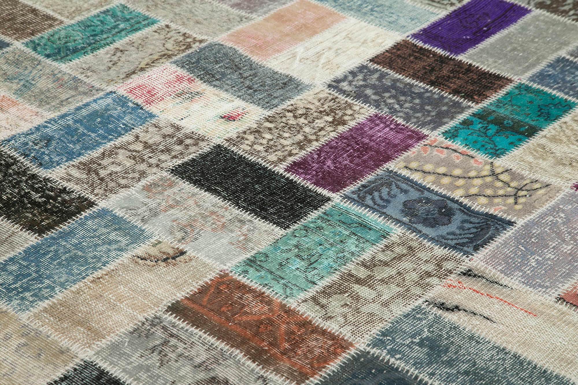10x14 Multicolor Patchwork Rug - 24160