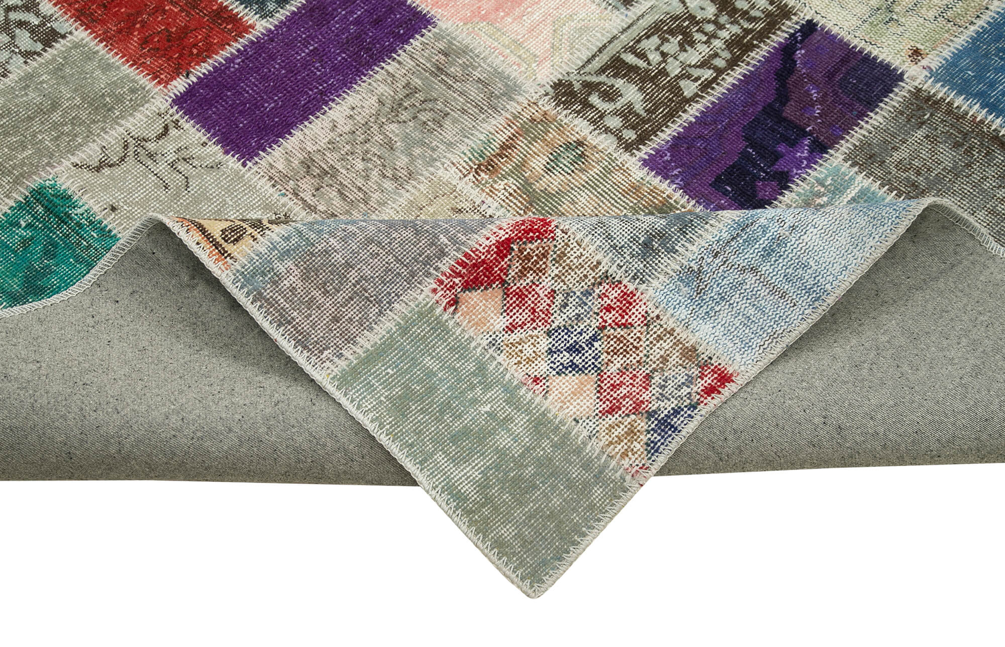 10x14 Multicolor Patchwork Rug - 24160