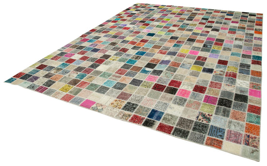 10x13 Multicolor Patchwork Rug - 24167