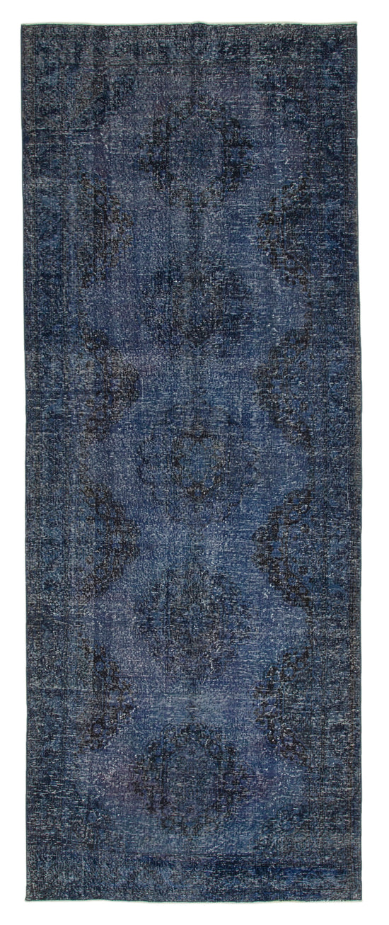 5x13 Purple Turkish Over Dyed Runner Rug - 24173
