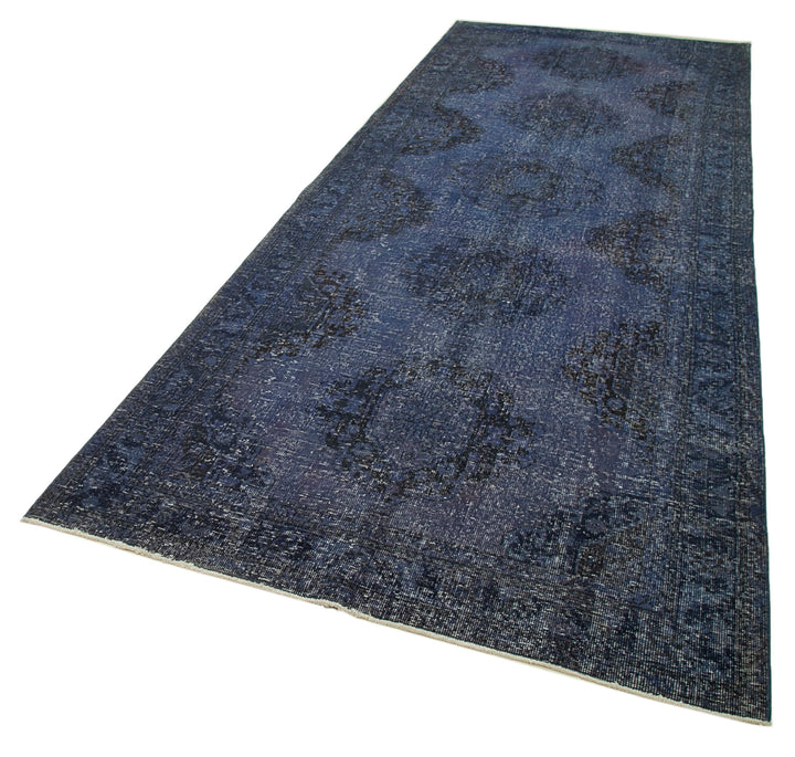 5x13 Purple Turkish Over Dyed Runner Rug - 24173